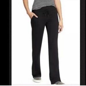 Athleta coaster sweatpants straight leg Black lounge pants
